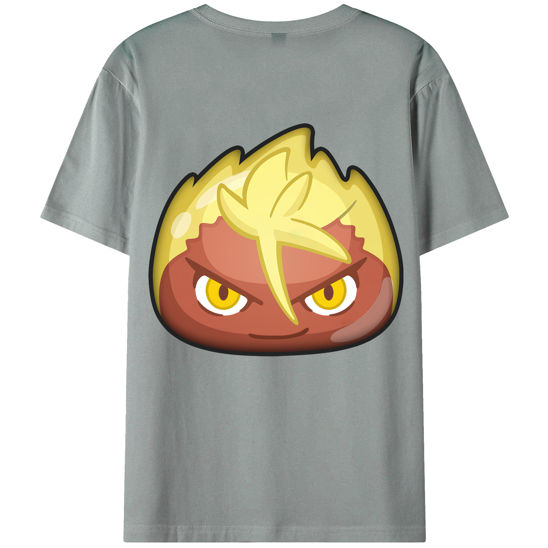 （画像用） 妖怪ウォッチ Yo-kai Watch 綿100％ メンズ半袖Tシャツ（バックプリント） 通気性
